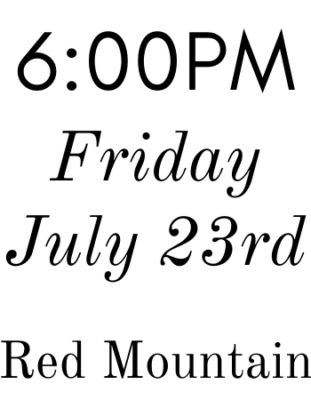 Red Mountain Friday @ 6pm